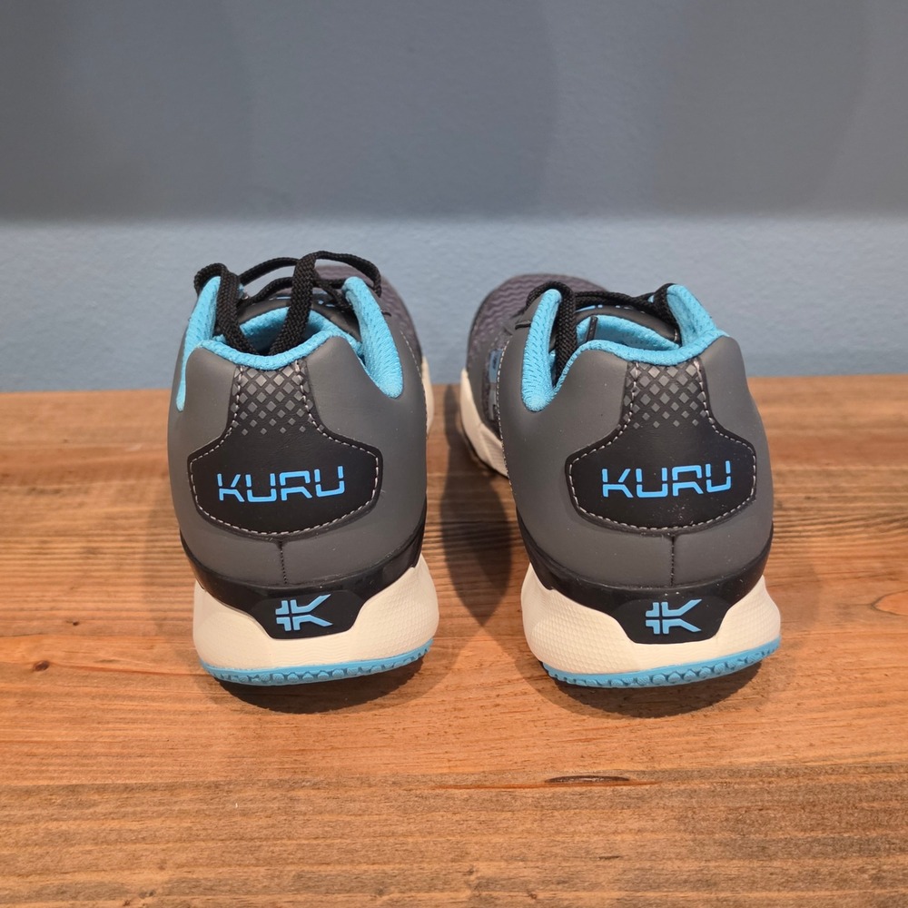 KURU Womens Quantum Sneaker Gray Blue Orthopedic Support Athletic Size 11.5 Wide - Picture 4 of 11
